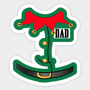 Christmas Family "Dad" Photo Design Shirt Sticker